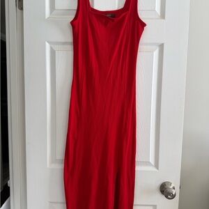 French Connection Red Midi Dress